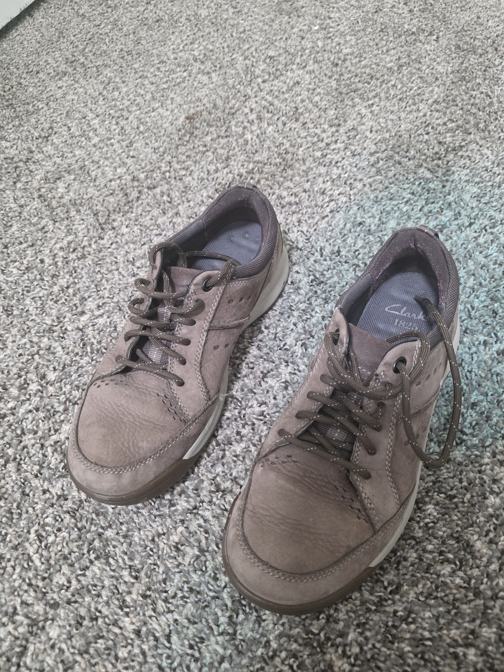Brown Casual Lace-Up Sneakers – WClarks Men’s Brown Leather Lace-Up Casual Shoes